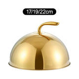 Maxbell Stainless Steel Food Dome Cover Portable for Kitchen Dining Table Restaurant 17cm
