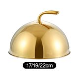 Maxbell Stainless Steel Food Dome Cover Portable for Kitchen Dining Table Restaurant 17cm