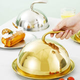 Maxbell Stainless Steel Food Dome Cover Portable for Kitchen Dining Table Restaurant 19cm