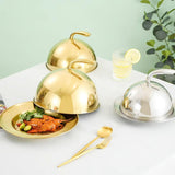 Maxbell Stainless Steel Food Dome Cover Portable for Kitchen Dining Table Restaurant 19cm