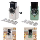 Maxbell Electric Cheese Grater Electric Grater Electric Slicer Shredder Tomato Onion White