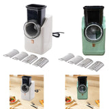 Maxbell Electric Cheese Grater Electric Grater Electric Slicer Shredder Tomato Onion White
