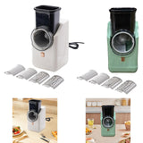 Maxbell Electric Cheese Grater Electric Grater Electric Slicer Shredder Tomato Onion White