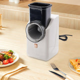 Maxbell Electric Cheese Grater Electric Grater Electric Slicer Shredder Tomato Onion White