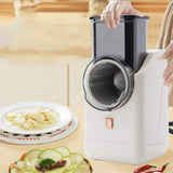 Maxbell Electric Cheese Grater Electric Grater Electric Slicer Shredder Tomato Onion White
