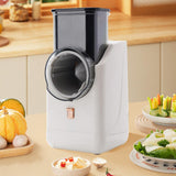 Maxbell Electric Cheese Grater Electric Grater Electric Slicer Shredder Tomato Onion White