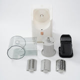 Maxbell Electric Cheese Grater Electric Grater Electric Slicer Shredder Tomato Onion White