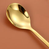 Maxbell Halloween Spoon and Fork Set Lovely Cutlery Gift Box for Fruit Home Festival Gold with 6pcs