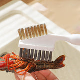 Maxbell Seafood Cleaning Brush Hanging Hook Multifunctional Easy to Use Kitchen Tool