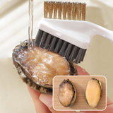 Maxbell Seafood Cleaning Brush Hanging Hook Multifunctional Easy to Use Kitchen Tool