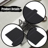 Maxbell Kitchen Sink Saddle Protector Silicone Flexible Glassware Dishes Divider Mat Black