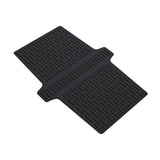 Maxbell Kitchen Sink Saddle Protector Silicone Flexible Glassware Dishes Divider Mat Black