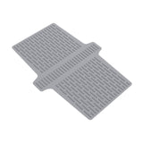 Maxbell Kitchen Sink Saddle Protector Silicone Flexible Glassware Dishes Divider Mat Gray