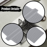 Maxbell Kitchen Sink Saddle Protector Silicone Flexible Glassware Dishes Divider Mat Gray