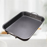 Maxbell Roasting Pan for Baking Turkey, Chicken, and Veggies Baking Tray