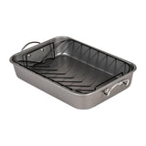 Maxbell Roasting Pan for Baking Turkey, Chicken, and Veggies Baking Tray
