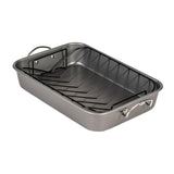 Maxbell Roasting Pan for Baking Turkey, Chicken, and Veggies Baking Tray