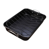 Maxbell Roasting Pan for Baking Turkey, Chicken, and Veggies Baking Tray