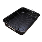 Maxbell Roasting Pan for Baking Turkey, Chicken, and Veggies Baking Tray