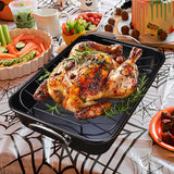 Maxbell Roasting Pan for Baking Turkey, Chicken, and Veggies Baking Tray
