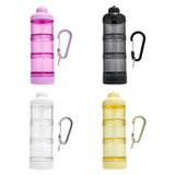 Maxbell Protein Powder Travel Container Protein Dispenser for Workout Pink