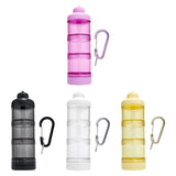 Maxbell Protein Powder Travel Container Protein Dispenser for Workout Pink