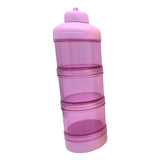 Maxbell Protein Powder Travel Container Protein Dispenser for Workout Pink