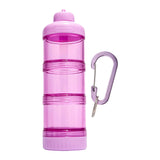 Maxbell Protein Powder Travel Container Protein Dispenser for Workout Pink