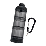 Maxbell Protein Powder Travel Container Protein Dispenser for Workout Black