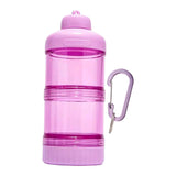 Maxbell Protein Powder Travel Container Protein Dispenser for Gym Workout Pink