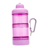 Maxbell Protein Powder Travel Container Protein Dispenser for Gym Workout Pink