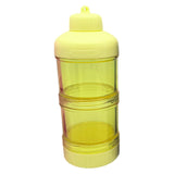 Maxbell Protein Powder Travel Container Protein Dispenser for Gym Workout Yellow