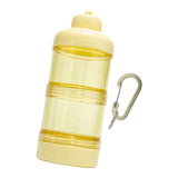 Maxbell Protein Powder Travel Container Protein Dispenser for Gym Workout Yellow