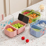 Maxbell Fruit Washing Bowl Colander Container Double Layer Stackable Draining Basket Green