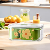 Maxbell Fruit Washing Bowl Colander Container Double Layer Stackable Draining Basket Green