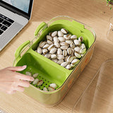 Maxbell Fruit Washing Bowl Colander Container Double Layer Stackable Draining Basket Green