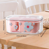 Maxbell Fruit Washing Bowl Colander Container Double Layer Stackable Draining Basket Pink