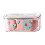 Maxbell Fruit Washing Bowl Colander Container Double Layer Stackable Draining Basket Pink