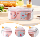 Maxbell Fruit Washing Bowl Colander Container Double Layer Stackable Draining Basket Pink