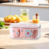 Maxbell Fruit Washing Bowl Colander Container Double Layer Stackable Draining Basket Pink