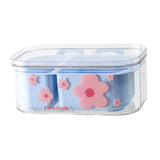 Maxbell Fruit Washing Bowl Colander Container Double Layer Stackable Draining Basket Blue