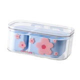 Maxbell Fruit Washing Bowl Colander Container Double Layer Stackable Draining Basket Blue