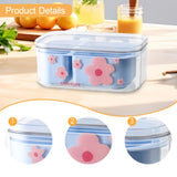 Maxbell Fruit Washing Bowl Colander Container Double Layer Stackable Draining Basket Blue