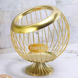 Maxbell Storage Basket Wire Organizer Bar Candy Shop Modern Office Coffee Pod Holder