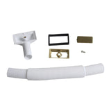 Maxbell Kitchen Sink Drain Pipe Fitting Sink Overflow Pipe Drainage Pipe for Kitchen