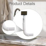 Maxbell Kitchen Sink Drain Pipe Fitting Sink Overflow Pipe Drainage Pipe for Kitchen
