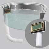 Maxbell Kitchen Sink Drain Pipe Fitting Sink Overflow Pipe Drainage Pipe for Kitchen