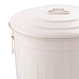 Maxbell Metal Trash Can Garbage Container Garbage Can for Kitchen Farm 8.9x11.6 inch