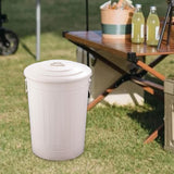 Maxbell Metal Trash Can Garbage Container Garbage Can for Kitchen Farm 8.9x11.6 inch