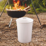 Maxbell Metal Trash Can Garbage Container Garbage Can for Kitchen Farm 8.9x11.6 inch
